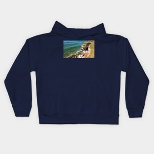 The ruins of the old Fort `West`. Kids Hoodie